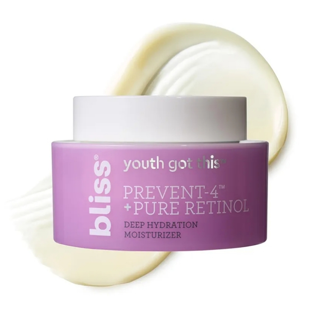 Bliss Youth Got This Prevent-4 + Pure Retinol Moisturizer, 50 Ml, NIB